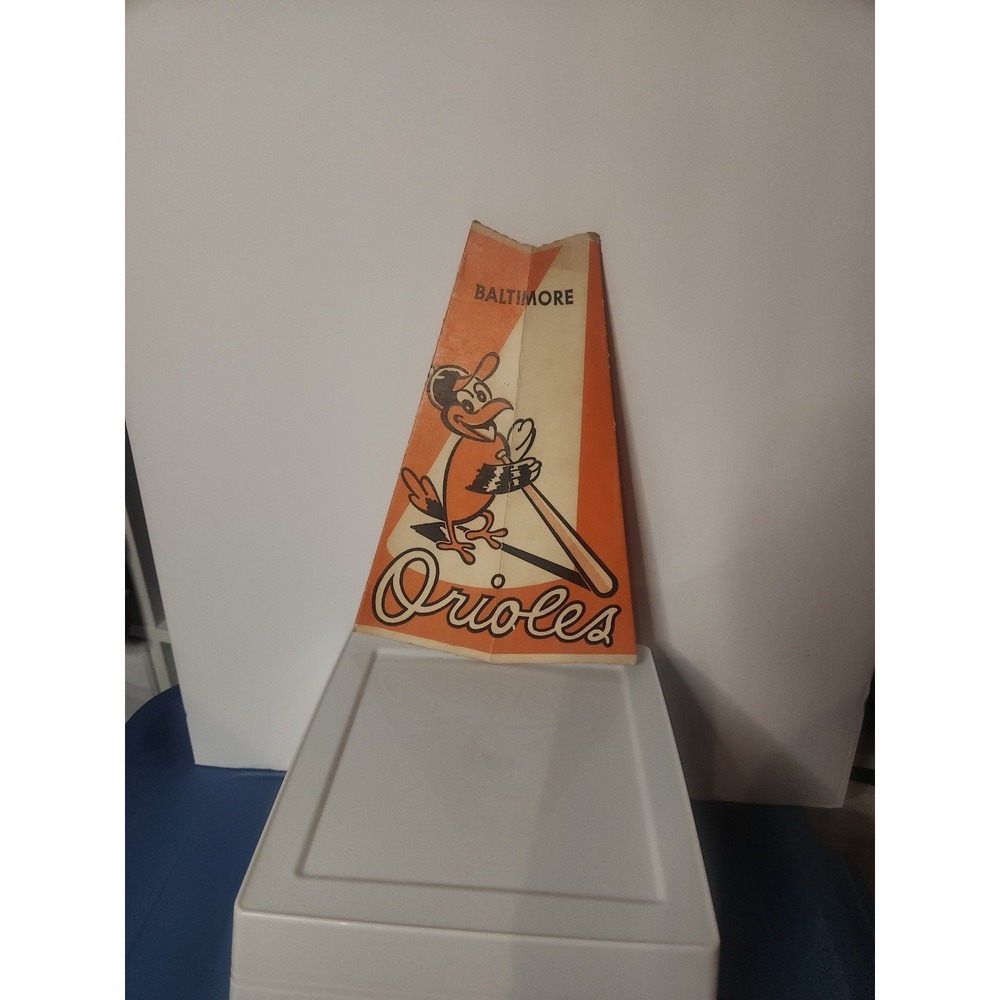 Vintage 1960'S BALTIMORE‎ ORIOLES Paper Megaphone